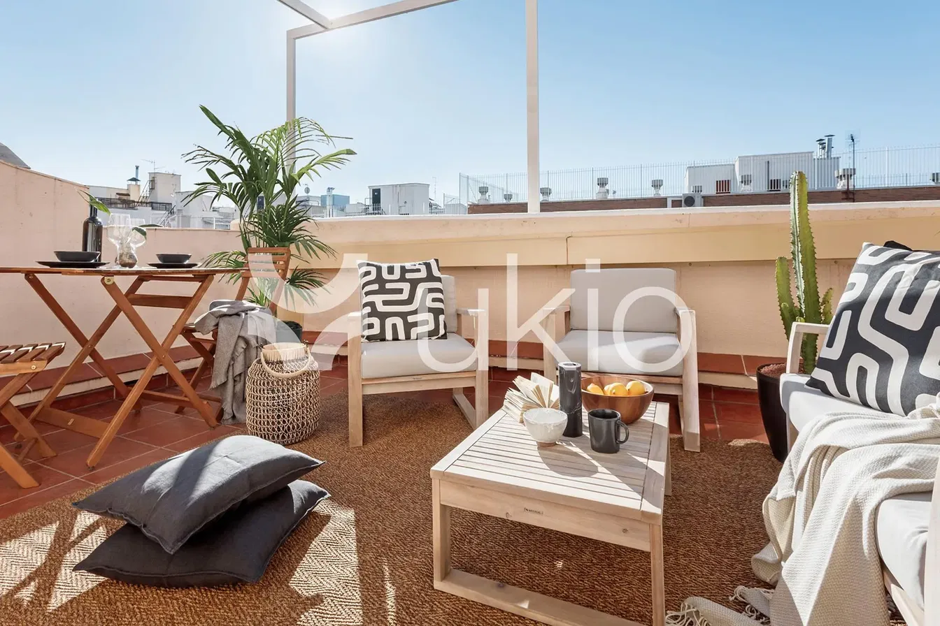 Terrasse; blick, tageslicht, moderner stil