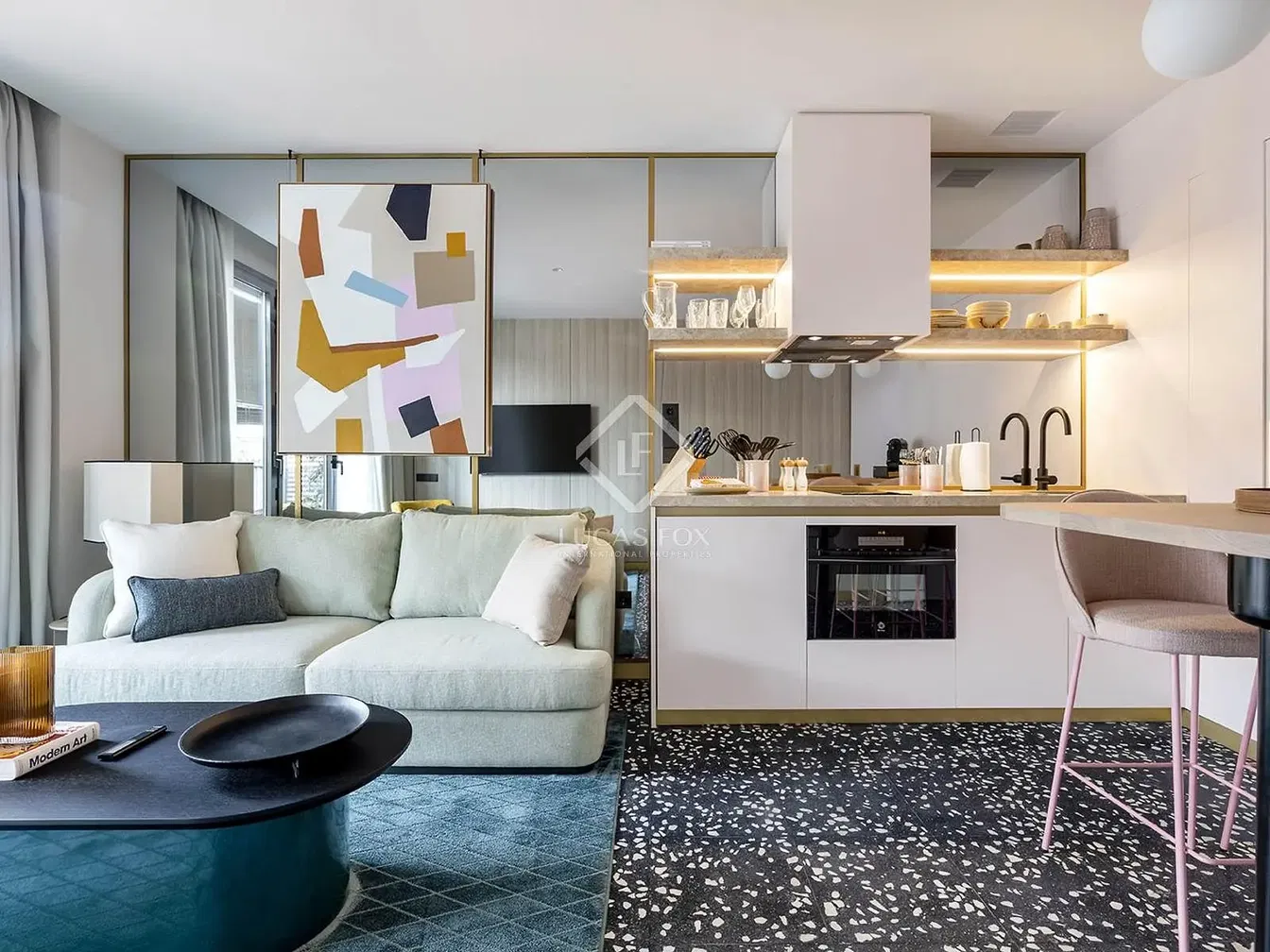 Living room; view, modern style, renovated, natural light