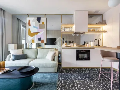 Living room; view, modern style, renovated, natural light