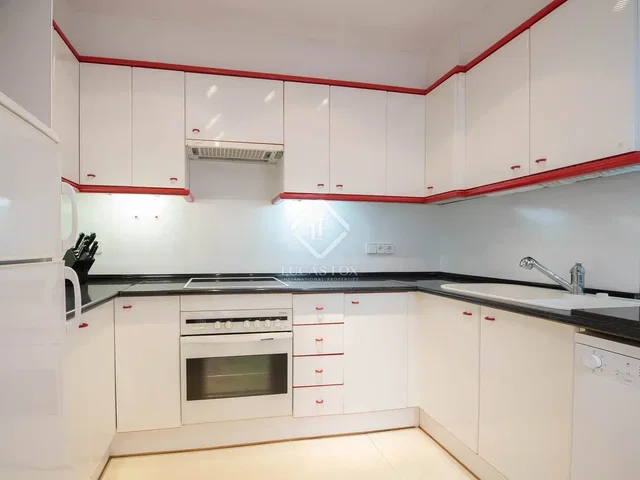 Cucina; elettrodomestici, ristrutturato, luce naturale, stile moderno