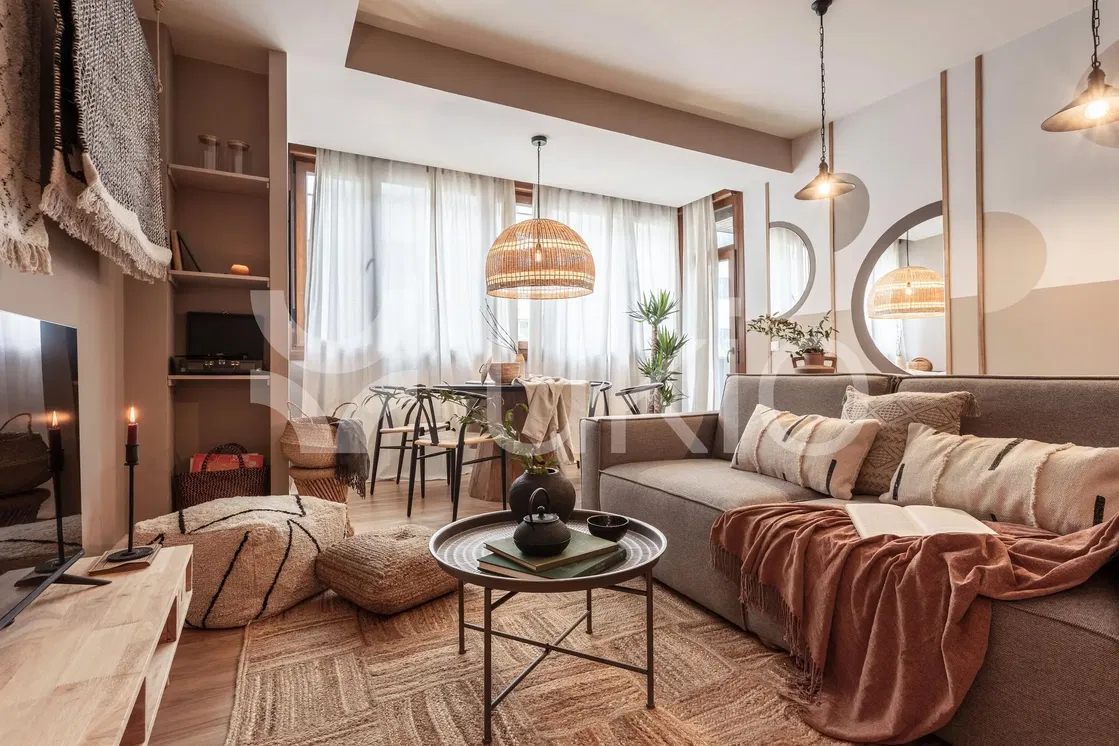 Wohnzimmer; tageslicht, moderner stil