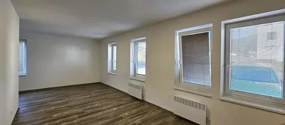 Living room; wood floor, natural light, modern style