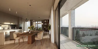 Kuchnia; sprzęt kuchenny, podłoga drewniana, światło dzienne, styl nowoczesny