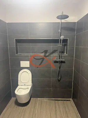 Toilette; fliesenboden, tageslicht