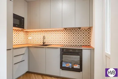 Kitchen; kitchen appliances, renovated, natural light, modern style