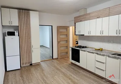 Cuisine; électroménager, parquet, lumière naturelle, style moderne