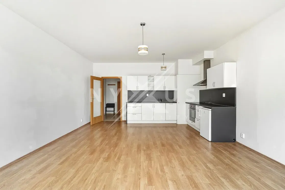 Living room; wood floor, natural light, modern style