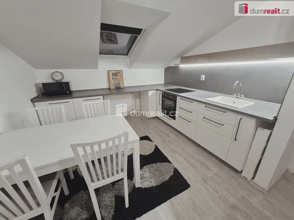 Kitchen; kitchen appliances, wood floor, natural light, modern style