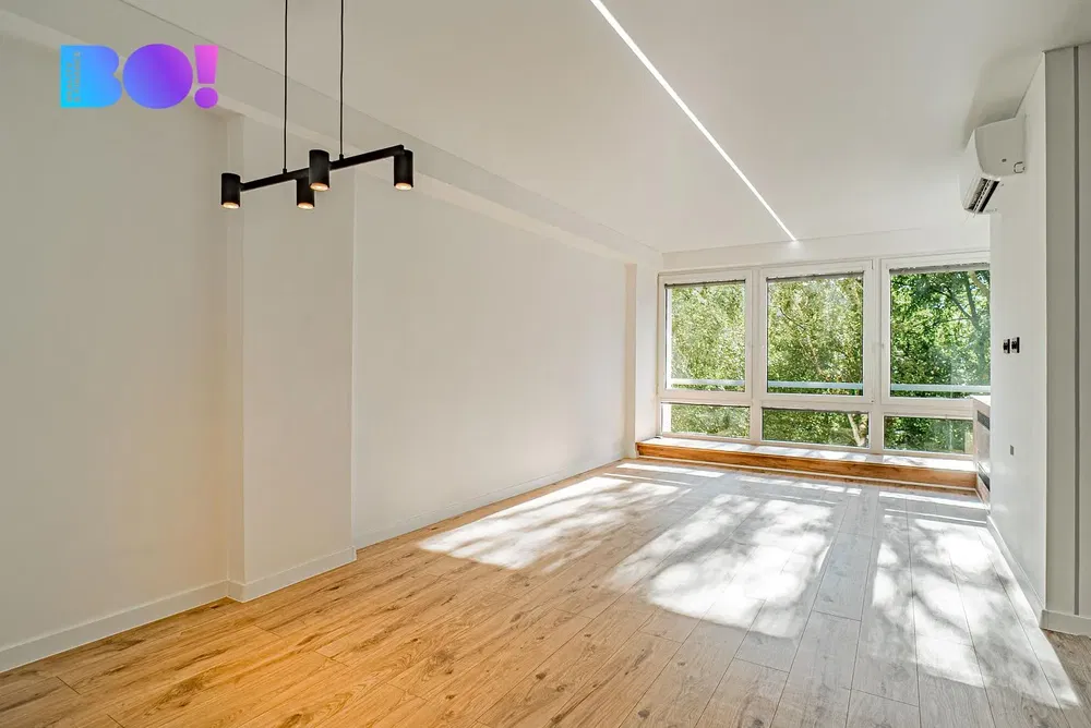 Кухня; кухненски уреди, дървен под, естествена светлина, модерен стил