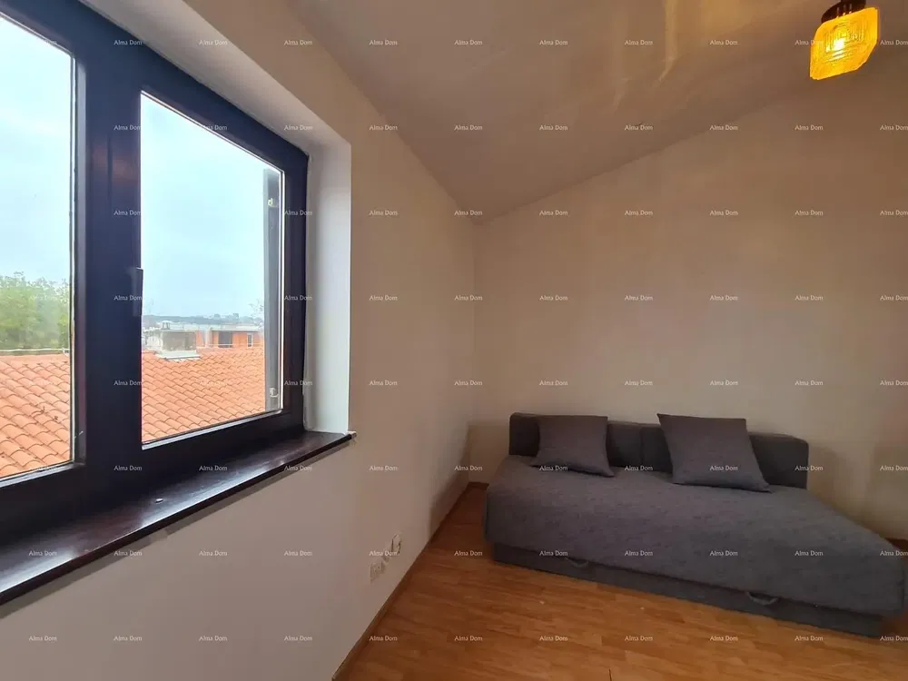 Kuchyně; kuchyňské spotřebiče, dřevěná podlaha, přirozené světlo, moderní styl