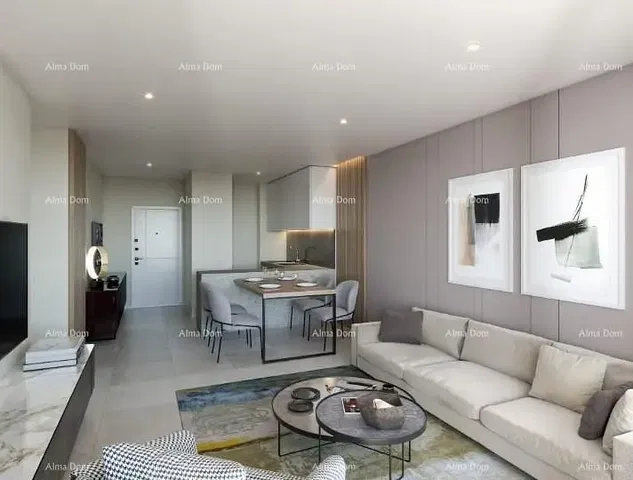 Cuisine; électroménager, parquet, lumière naturelle, style moderne