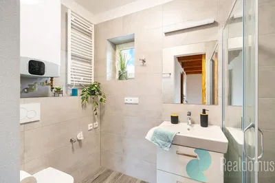 Kitchen; kitchen appliances, wood floor, natural light, modern style