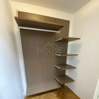 Kitchen; kitchen appliances, wood floor, natural light, modern style
