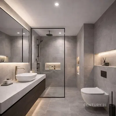 Łazienka; podłoga z płytek, wyremontowany, światło dzienne