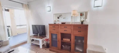 Living room; natural light, tile floor