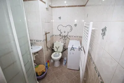 Toilette; fliesenboden, renovierungsbedürftig