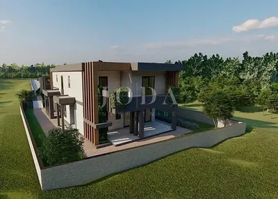 Dům a okolí; výhled