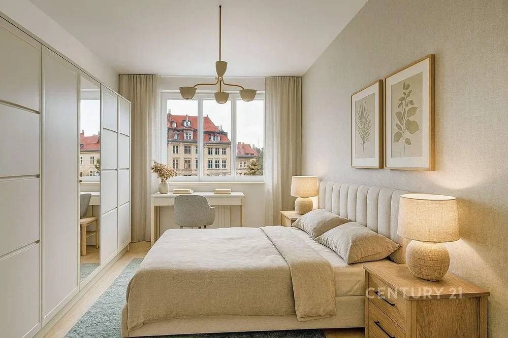 Dormitorio; luz natural, estilo moderno