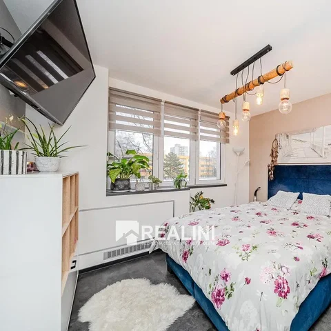 Ložnice; přirozené světlo, moderní styl