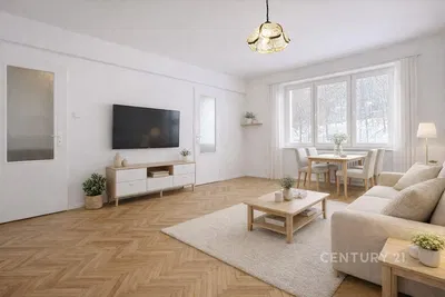 Sala de estar; luz natural, estilo moderno, chão de madeira