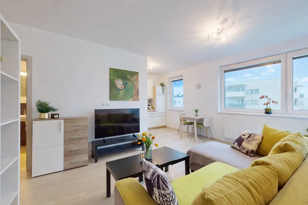 Oturma odası; doğal ışık, modern stil