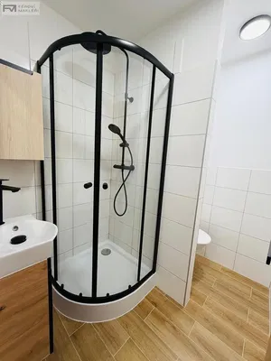 Bathroom; tile floor, renovated, natural light, modern style