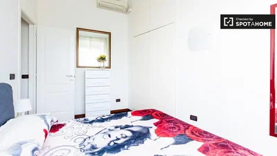 Chambre; lumière naturelle, style moderne