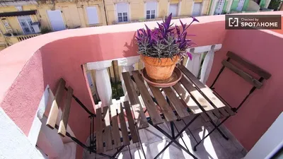 Balkon; uitzicht, natuurlijk licht