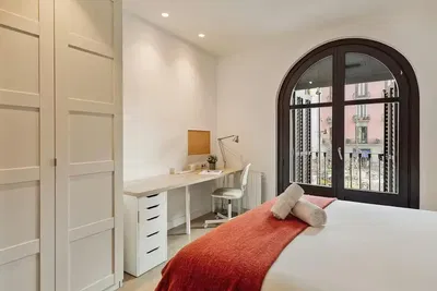 Schlafzimmer; tageslicht, blick