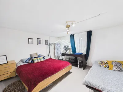 Chambre; lumière naturelle, style moderne