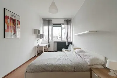 Chambre; lumière naturelle, style moderne