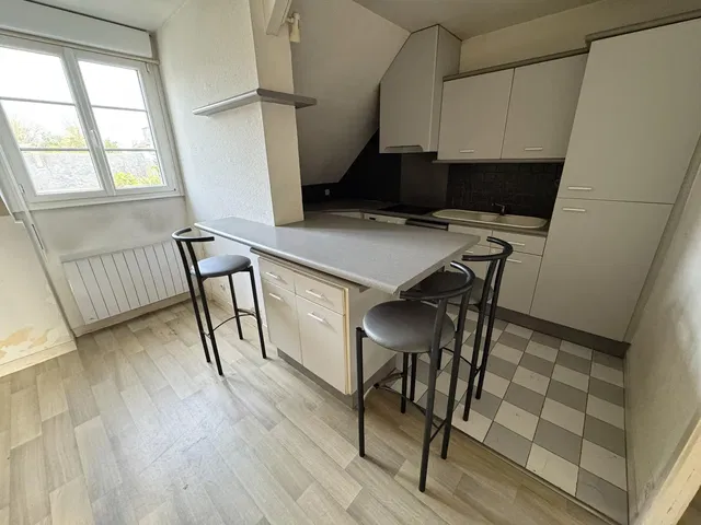 Kuchnia; widok, podłoga z płytek