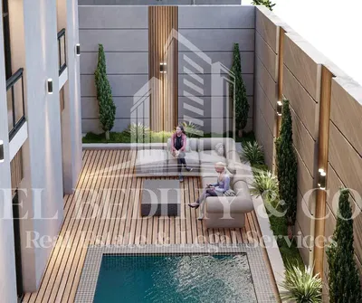 House and surroundings; view, natural light