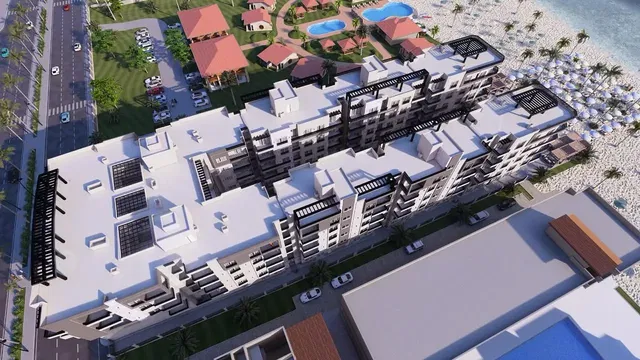 Casa y alrededores; vista