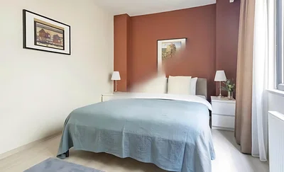 Chambre; lumière naturelle, style moderne