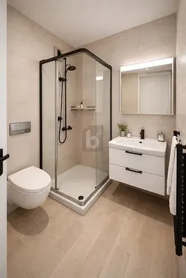 Bathroom; natural light, tile floor, renovated