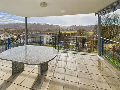 Terrasse; fliesenboden, blick