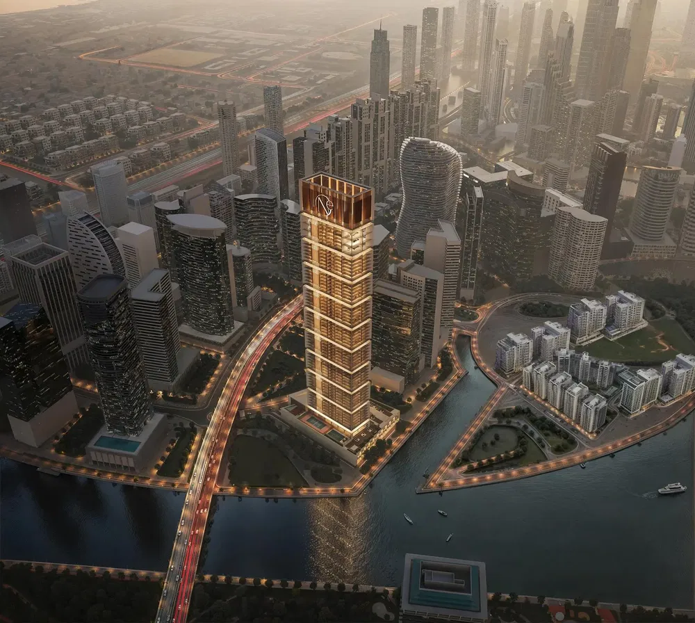 Maison et environs; vue