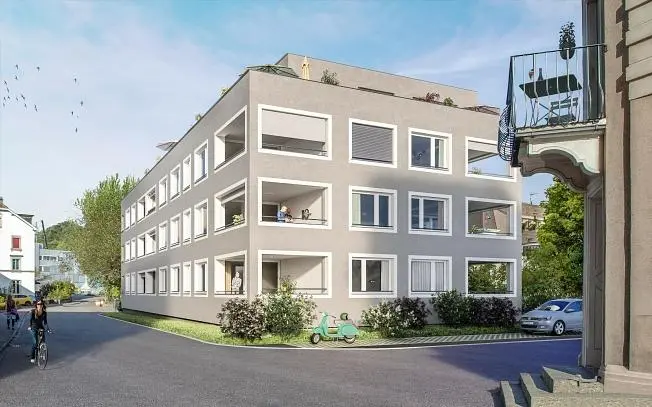 Dům a okolí; výhled