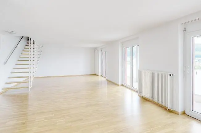 Salon; parquet, lumière naturelle