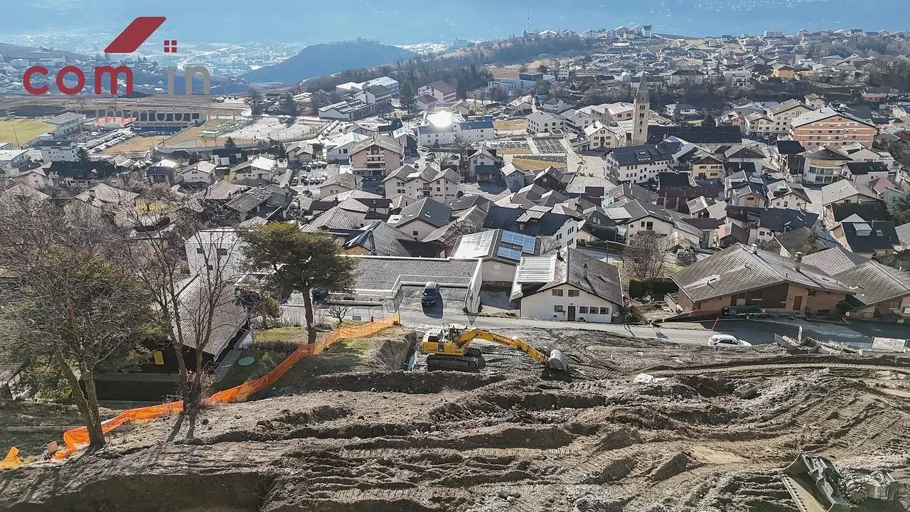 Maison et environs; vue