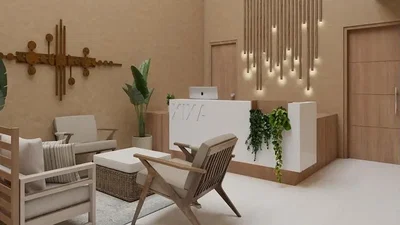 Salon; style moderne, lumière naturelle