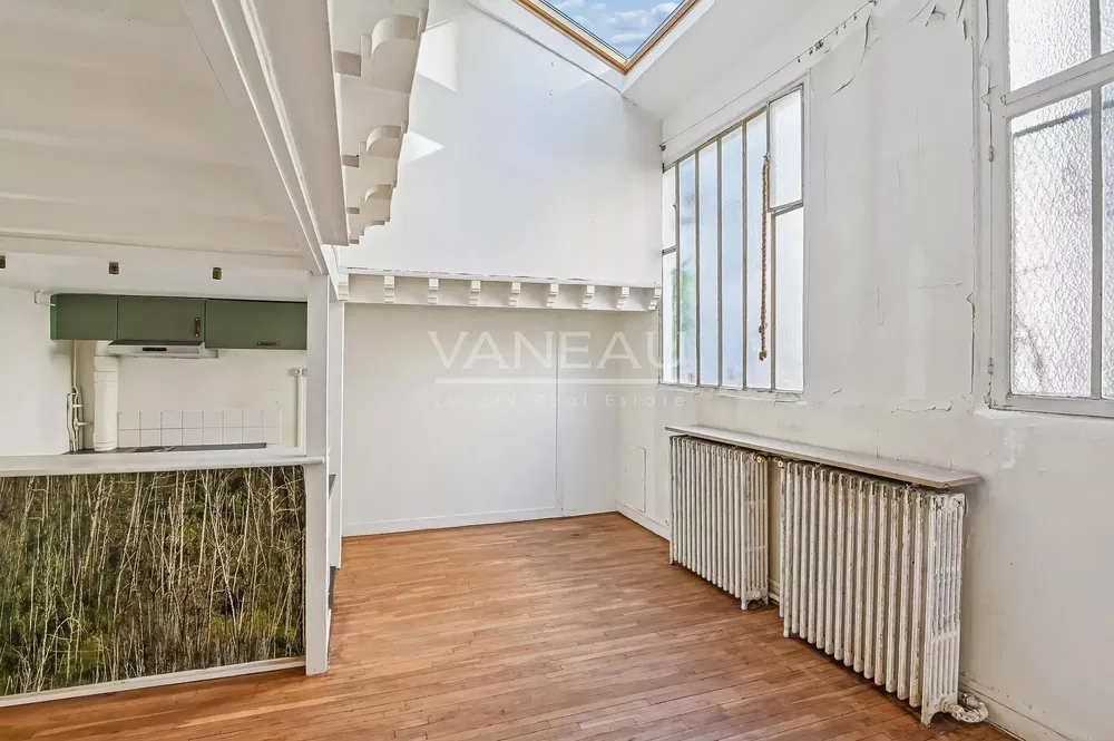 Küche; holzboden, tageslicht