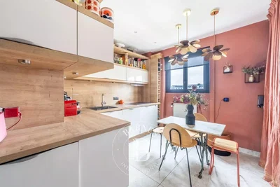 Küche; blick, moderner stil, renoviert, tageslicht