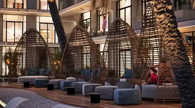 Terrasse; blick, moderner stil