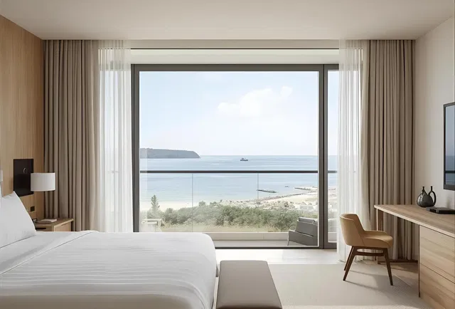 Camera da letto; vista, luce naturale