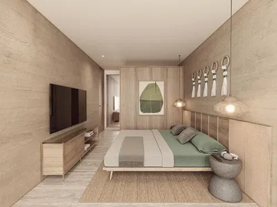 Bedroom; natural light, modern style