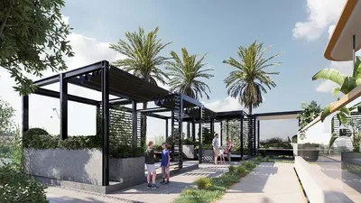 Terasa; výhled, přirozené světlo