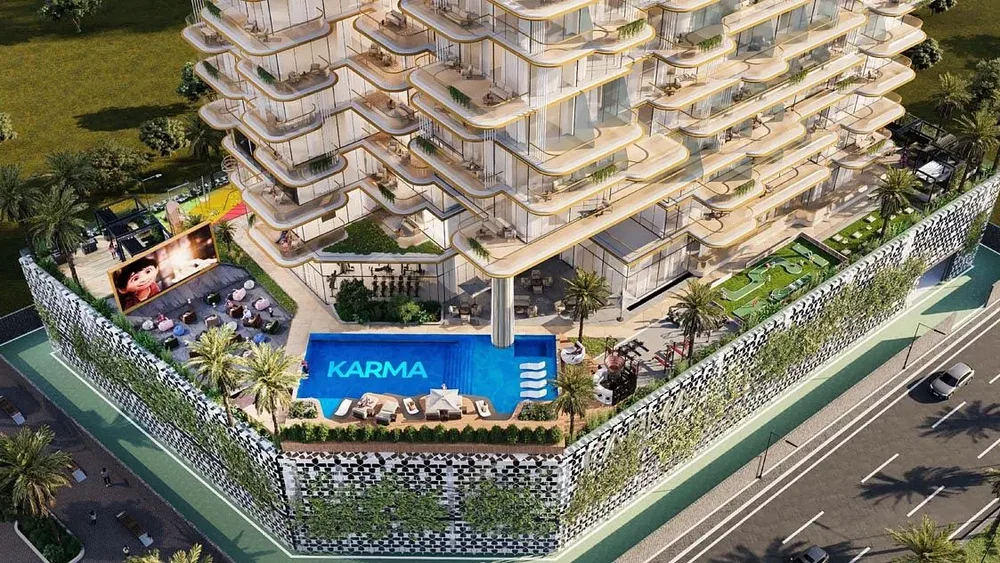 Dům a okolí; výhled