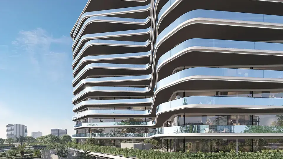 Casa y alrededores; vista, techos altos, estilo moderno